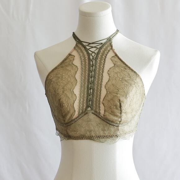Victoria's Secret Other - Victoria's secret lace Green Bralette size M
